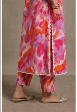 2 piece printed silk - Image 4